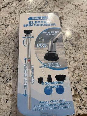 Electric Spin Scrubber - Blue/Black